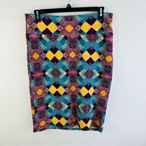 Lularoe Diamond Pattern Pencil Skirt‎